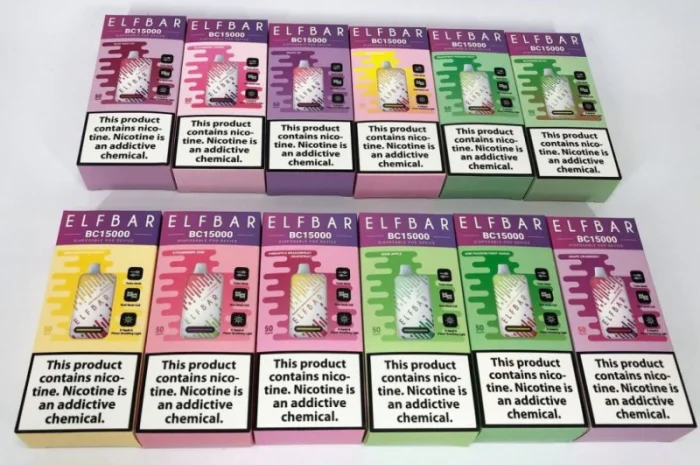 Ел сигарета ELF BAR 5% 15000 тяг Кисле Яблуко- фото № 4