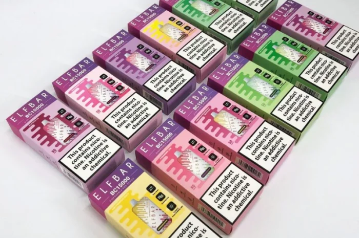 Ел сигарета ELF BAR 5% 15000 тяг Кисле Яблуко- фото № 5