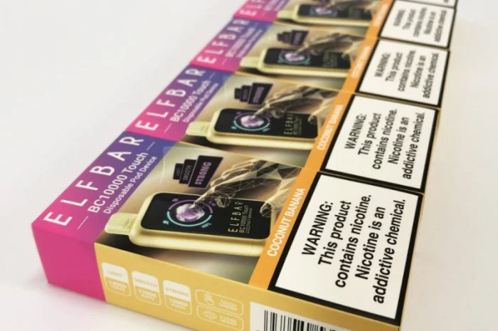 Електрона сигарета Elf Bar BC10000 сенсорна (Кокос Банан)- фото № 2