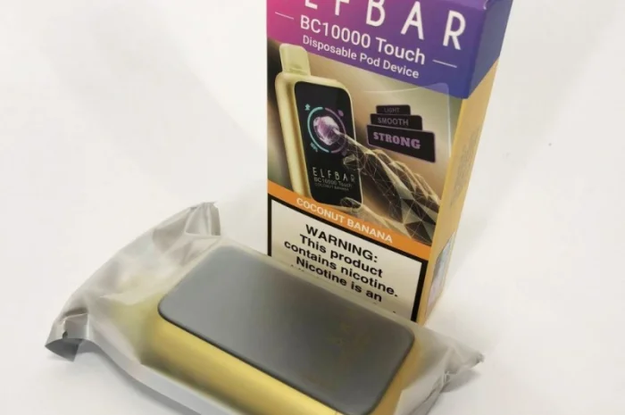 Електрона сигарета Elf Bar BC10000 сенсорна (Кокос Банан)- фото № 3