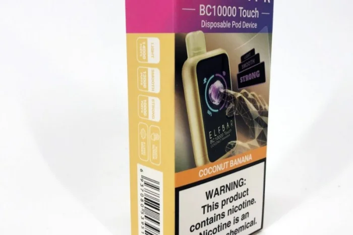 Електрона сигарета Elf Bar BC10000 сенсорна (Кокос Банан)- фото № 4