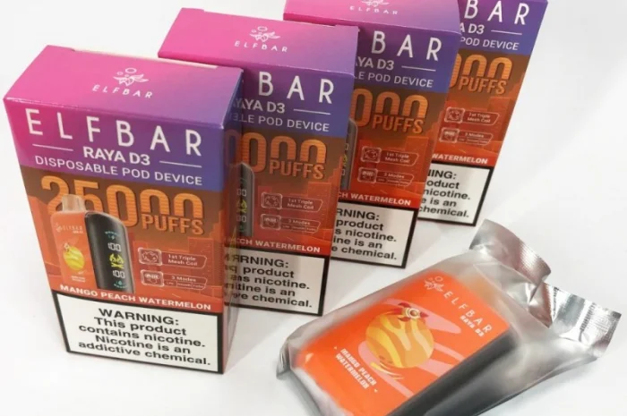 Манго•Персик•Кавун ••• Сигарета ELF BAR 25000 тяг- фото № 1