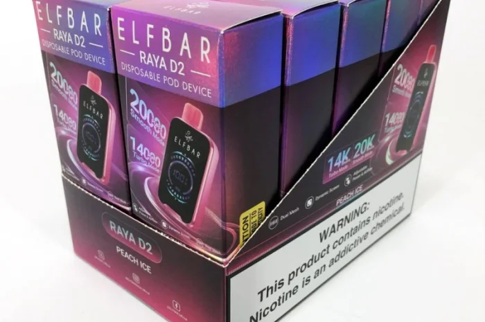 Електронная сигарета Elf Bar Raya 20000 (Персик)- фото № 4