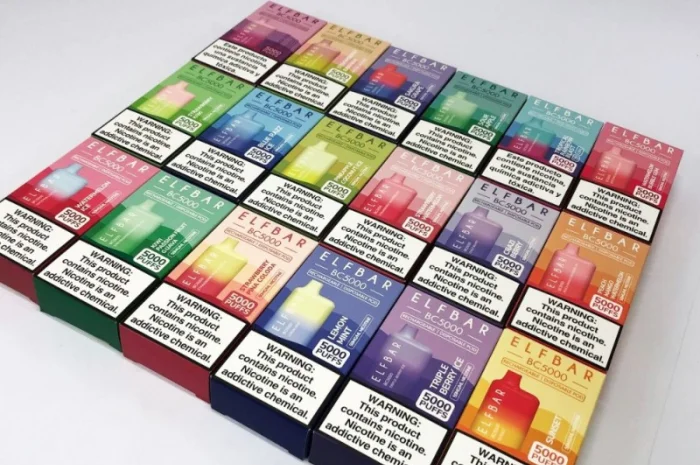 Електрона сигарета ELF BAR BC 5000 тяг (Полуниця-Кавун) 5%- фото № 5