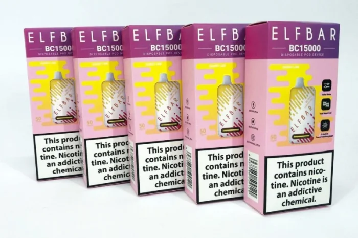 Ел. сигарета ELF BAR 5% 15000 тяг, Вишня-Лайм- фото № 2