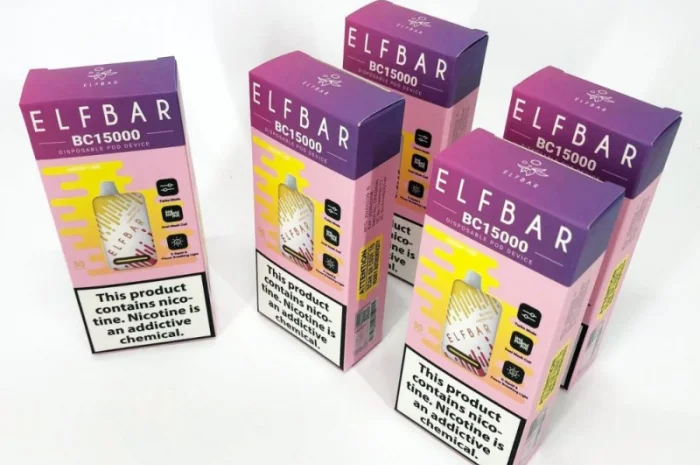 Ел. сигарета ELF BAR 5% 15000 тяг, Вишня-Лайм- фото № 4