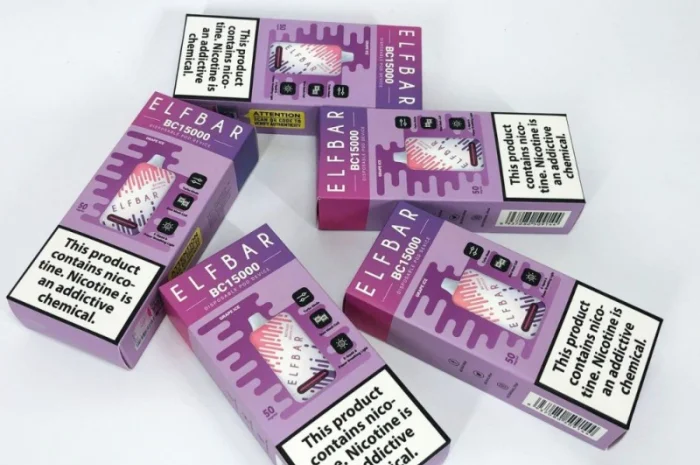 Е-сигарета ELF BAR 5% 15000 тяг, Льодяний Виноград- фото № 5