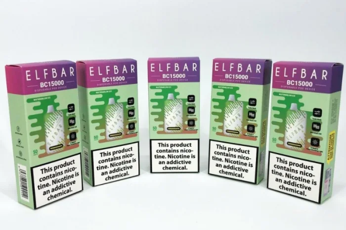 Е-сигарета ELF BAR 5% 15000 тяг, Льодяний Кавун- фото № 2