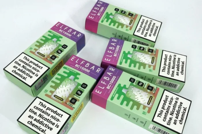 Е-сигарета ELF BAR 5% 15000 тяг, Льодяний Кавун- фото № 5