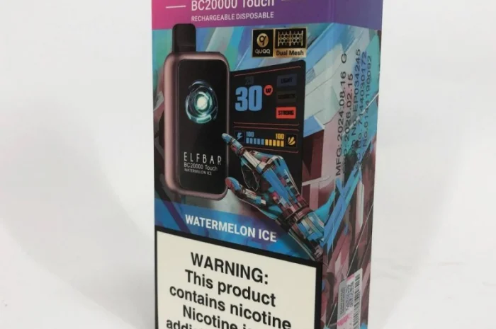 Сенсорна сигарета ELFBAR ВС 20000 тяг • Кавун з Льодом •- фото № 2