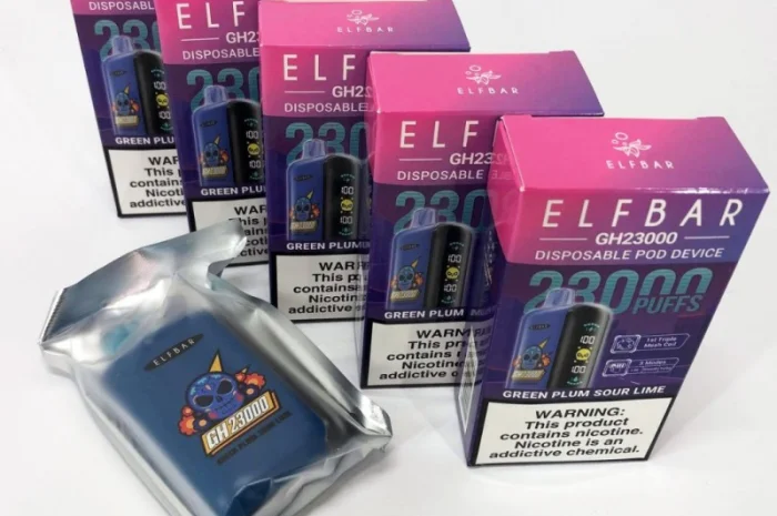 Електрона сигарета ELF BAR GH 5% 23000 тяг, Зелена Слива - Кислий Лайм- фото № 3