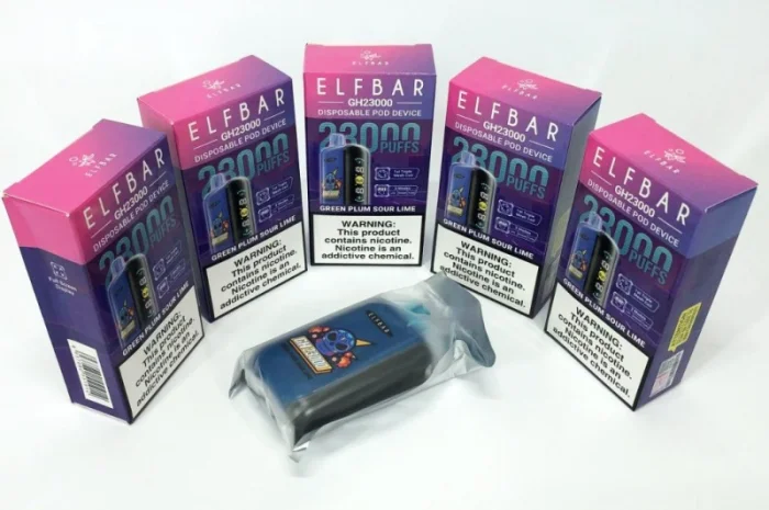 Електрона сигарета ELF BAR GH 5% 23000 тяг, Зелена Слива - Кислий Лайм- фото № 5