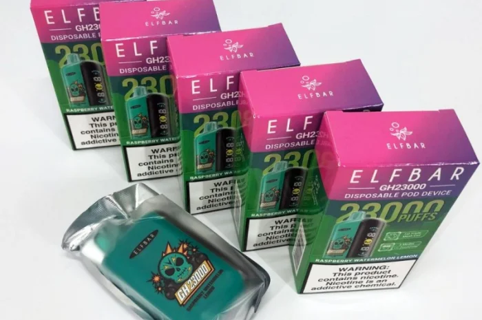 Електрона сигарета ELF BAR GH 5% 23000 тяг, Малина Кавун Лимон- фото № 2