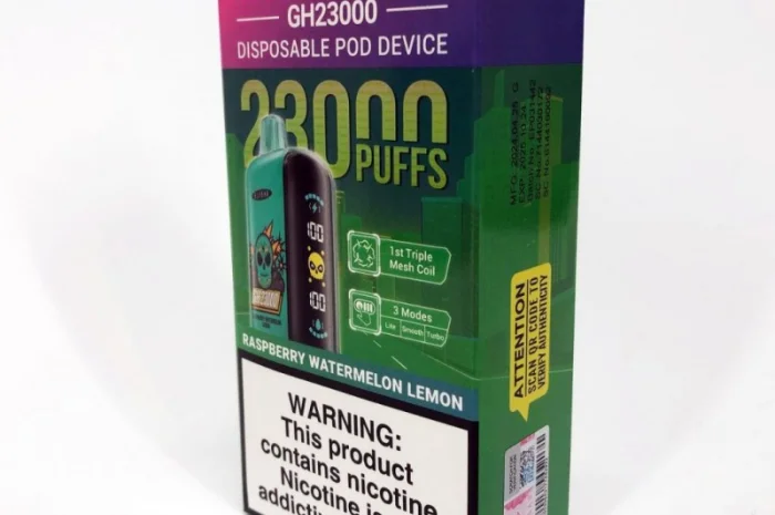 Електрона сигарета ELF BAR GH 5% 23000 тяг, Малина Кавун Лимон- фото № 6