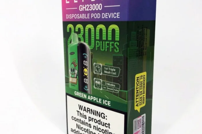 Електрона сигарета ELF BAR GH 5% 23000 тяг, Льодяне Зелене Яблуко- фото № 2