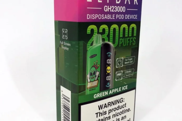Електрона сигарета ELF BAR GH 5% 23000 тяг, Льодяне Зелене Яблуко- фото № 5
