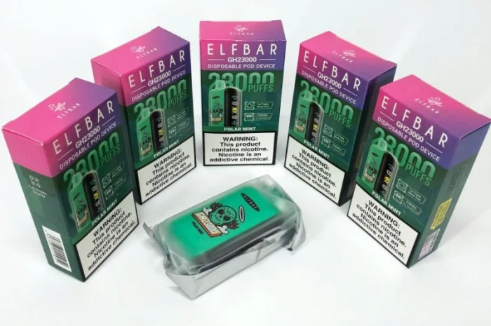 POD система ELF BAR 5% 23000 тяг, Полярна Мята- фото № 4