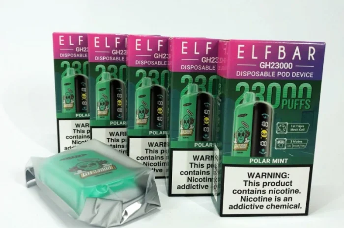 POD система ELF BAR 5% 23000 тяг, Полярна Мята- фото № 7