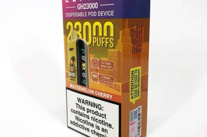 Кавун Вишня ••• Сигарета ELF BAR 23000 тяг 5%- фото № 2