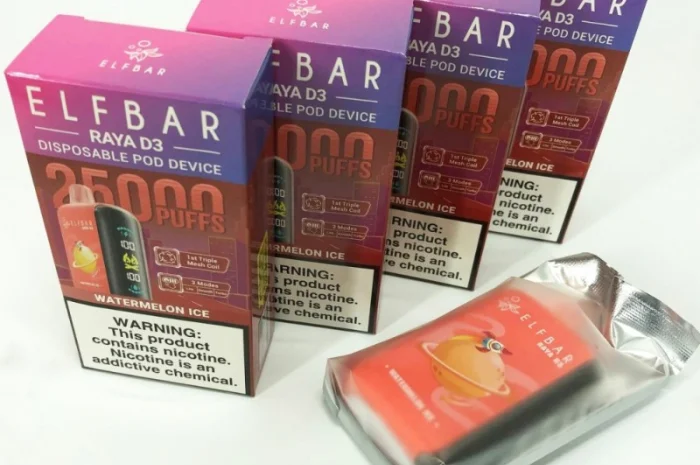 POD система ELF BAR Raya 25000 тяг, (Льодяний Кавун)- фото № 3