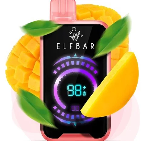 Електрона сигарета ElfBar Raya 20000 тяг •Манго•- фото № 1
