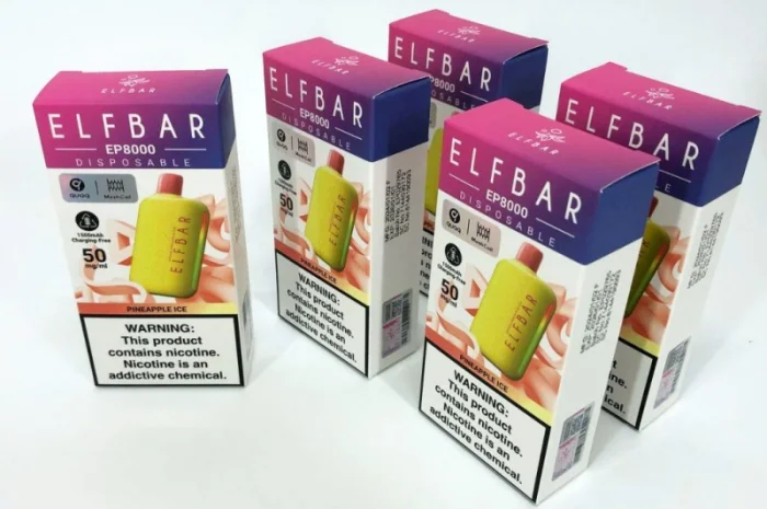 ПОД-система Elf Bar EP 8000 тяг, 5% :::Ананас з льодом- фото № 4