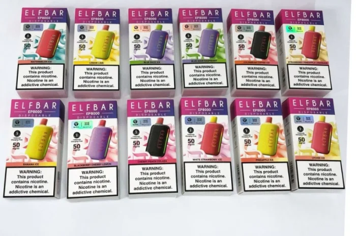 ПОД-система Elf Bar EP 8000 тяг, 5%:::Колумбійська кава з льодом- фото № 4