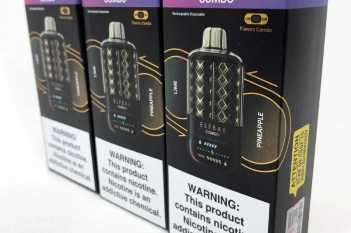 Електронка ELFBAR Combo 25000 тяг. Перемикання смаків:Лайм<=>Ананас- фото № 2