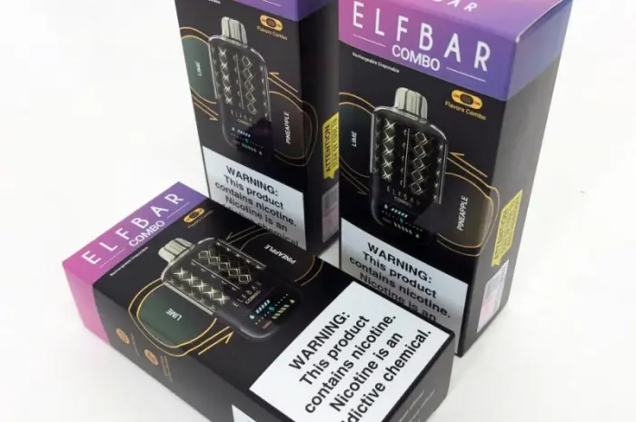 Электронка ELFBAR Combo 25000 тяг. Перемикание вкусов:Лайм<=>Ананас- фото № 3
