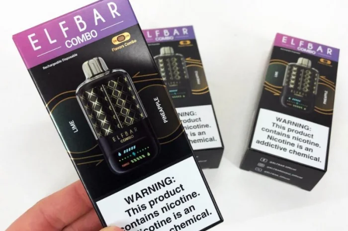 Електронка ELFBAR Combo 25000 тяг. Перемикання смаків:Лайм<=>Ананас- фото № 4