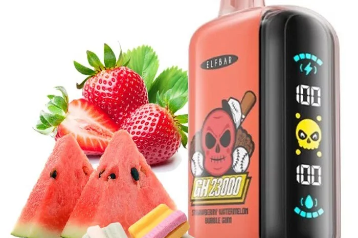 Електрона сигарета ELFBAR GH 5% на 23000 тяг (Полунично-Кавунова жувальна гумка)- фото № 1