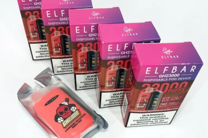 Електрона сигарета ELFBAR GH 5% на 23000 тяг (Полунично-Кавунова жувальна гумка)- фото № 3