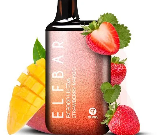 Сигарета Elf Bar BC5000 Ultra • Полуниця • Манго •- фото № 1