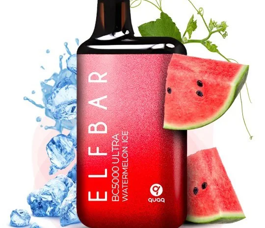 Електрона Сигарета Elf Bar BC5000 Ultra • Кавун з льодом •- фото № 1