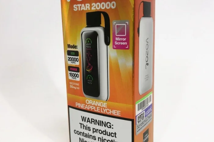 Сигарета Vozol Star 20000 тяг •Апельсин•Ананас•Лічі•- фото № 2