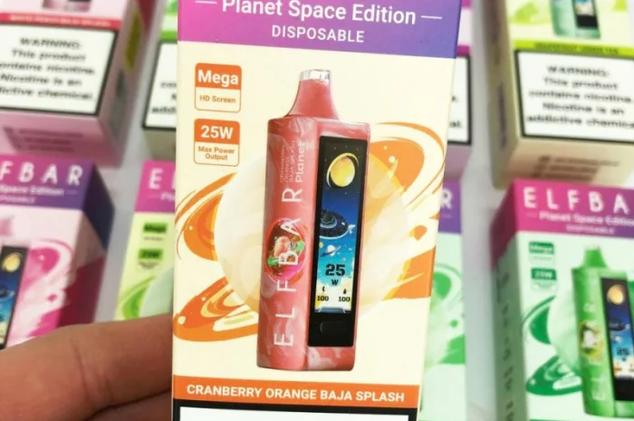 Сигарета ELFBAR Planet 25000 тяг ••• Спалах Журавлина • Апельсин • Баджо- фото № 2