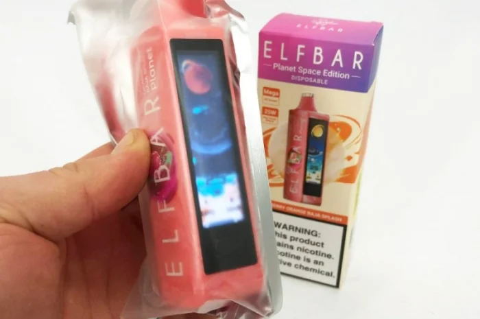 Сигарета ELFBAR Planet 25000 тяг ••• Спалах Журавлина • Апельсин • Баджо- фото № 3