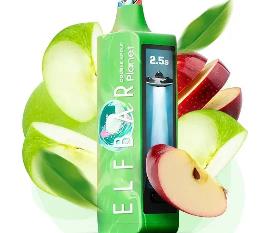 Сигарета ELFBAR Planet 25000 тяг ••• Подвійне Яблуко- фото № 1
