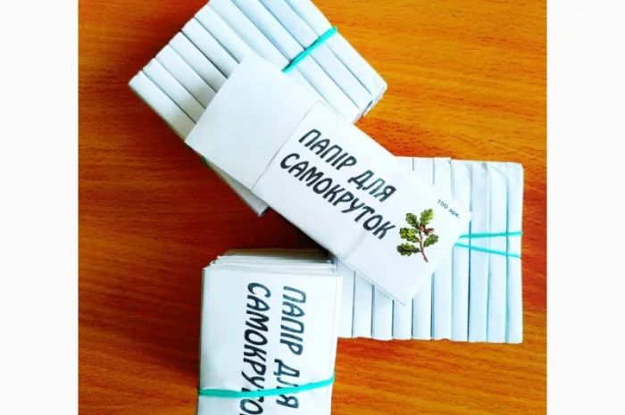 Бумага папиросная для самокруток "Дубок" Белоруссия фасовка 100листов- фото № 2