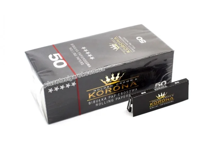 Папір для самокруток Korona 50 аркушів- фото № 1
