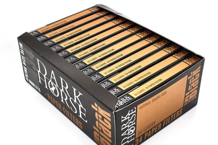 Папір для самокруток Слім Dark Horse King Size Black 2-4180- фото № 3