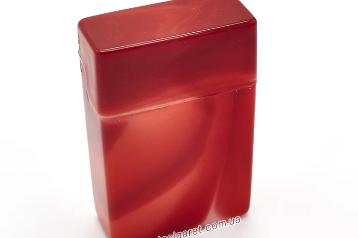 Пластиковий портсигар на 20 сигарет 6-0802- фото № 1