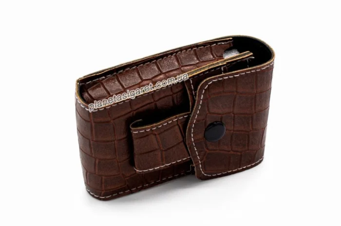 Чохол, портсигар з еко-шкіри для пачки сигарет 6-0850- фото № 1