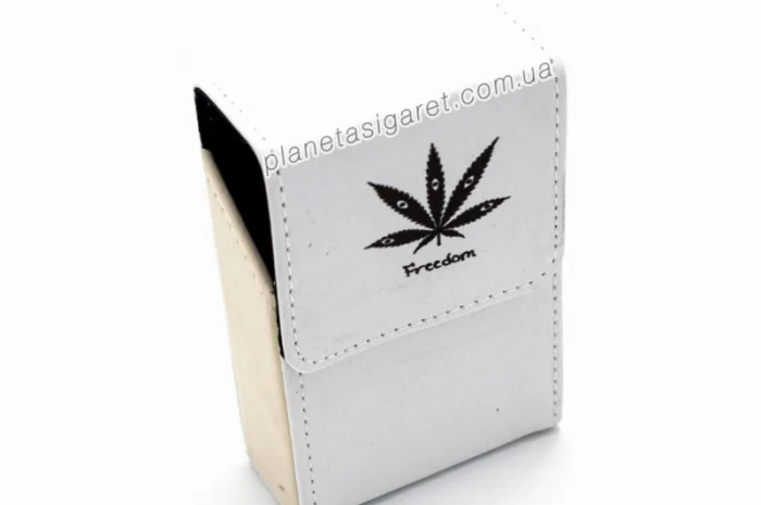 Чохол, портсигар з еко-шкіри для пачки сигарет 6-0851- фото № 3