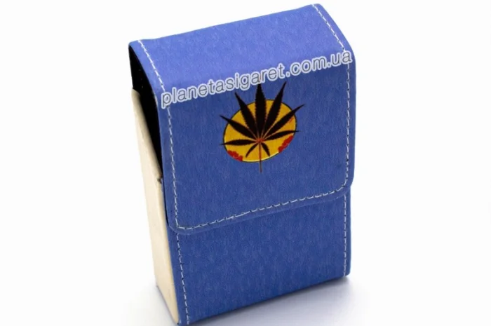 Чохол, портсигар з еко-шкіри для пачки сигарет 6-0851- фото № 4