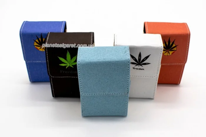 Чохол, портсигар з еко-шкіри для пачки сигарет 6-0851- фото № 6