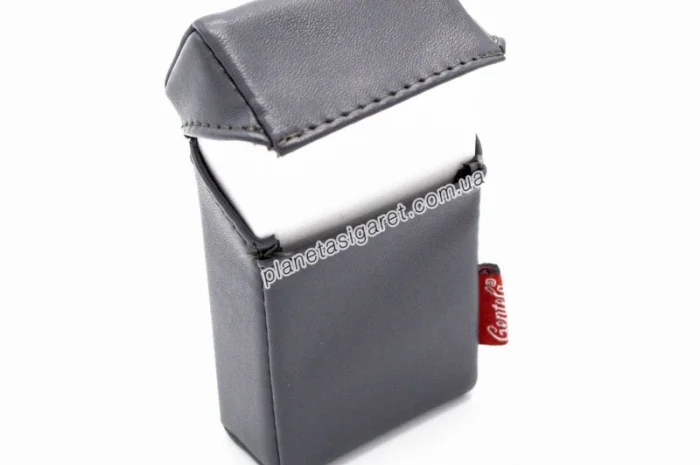 Чохол, портсигар з еко-шкіри під пачку сигарет 6-0852- фото № 2