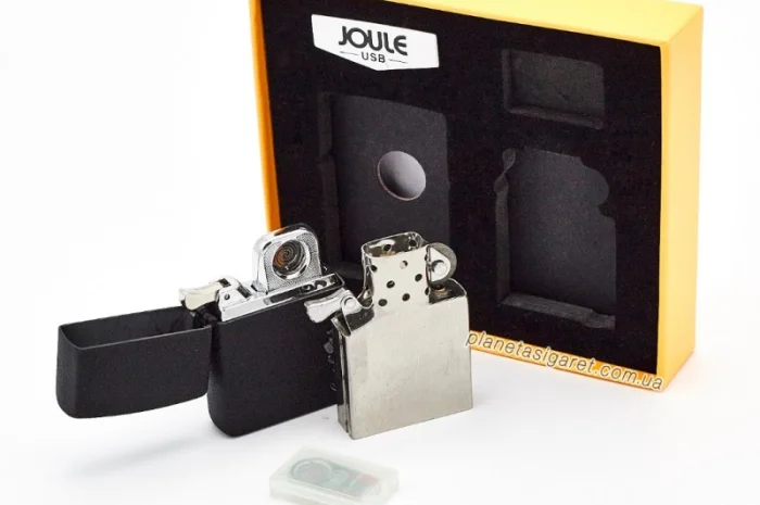 Подарунковий набір JOULE з плазмовою спіральною USB та бензиновою запальничкою 4-6519- фото № 1