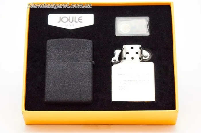 Подарунковий набір JOULE з плазмовою спіральною USB та бензиновою запальничкою 4-6519- фото № 2