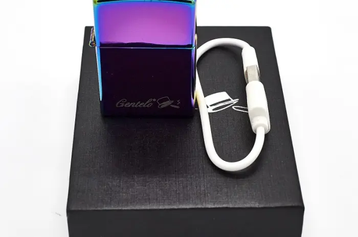 Плазменная электроимпульсная USB-зажигалка Gentelo 1 в подарочной коробке 4-7000- фото № 4